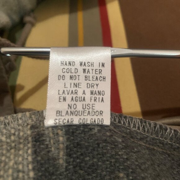 Entro Women's Vest Utility Aztec Brown Drawstring Cargo Pockets Cabincore Boho - Picture 16 of 16